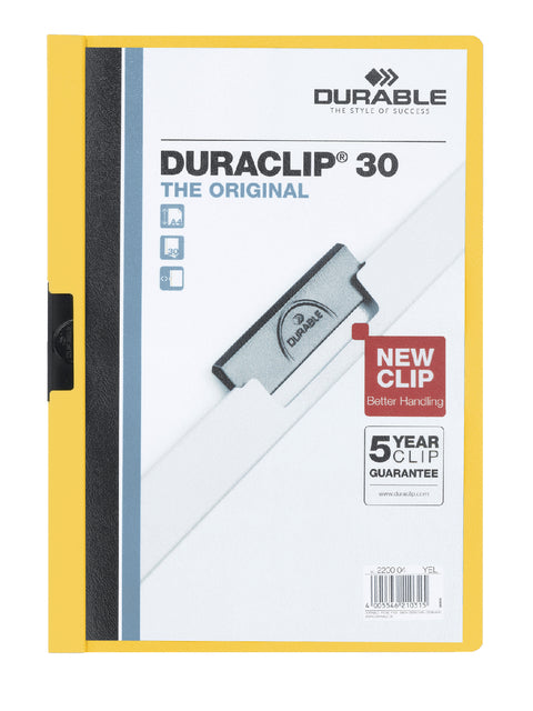 Durable - Klemmap durable duraclip a4 3mm 30v gl