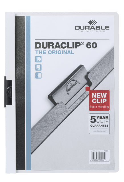 Durable - Klemmap durable duraclip a4 6mm 60v wt