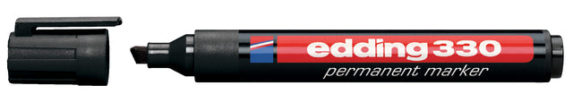 Edding - Viltstift edding 330 schuin 1-5mm zwart | 10 stuks