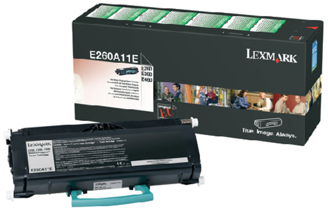 Cartouche de toner lexmark e260a11e prebate 3.5k noir