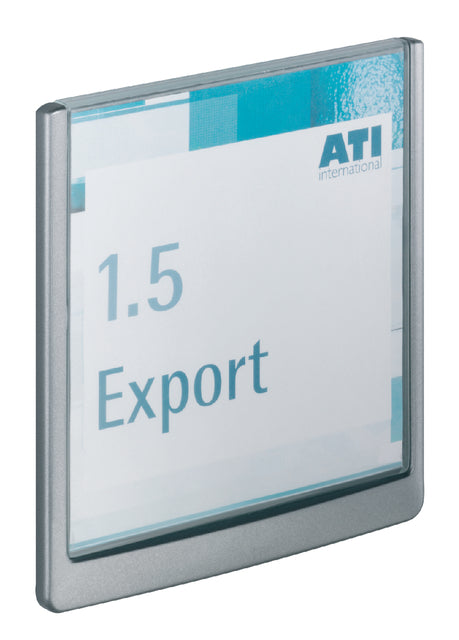 Durable - Deurbordje durable click sign 149x148.5mm grafiet