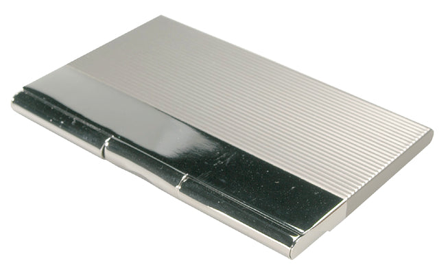 MTM - Visitekaartdoos metaal chrome