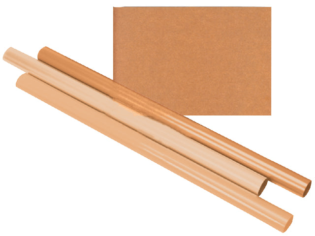 Haza - Inpakpapier Kraft gestreept 60gr 100cm x 10m op rol
