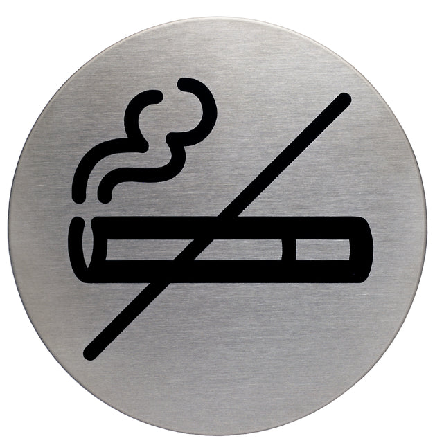 Durable - Infobord pictogram durable niet roken rond 83mm | 5 stuks