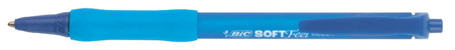 Stylo bille Bic Soft Feel Clic Grip bleu moyen