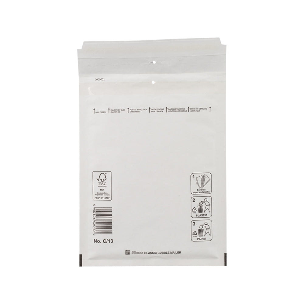Klika - Luchtkussen enveloppen wit 150 x 220 mm (c/13)