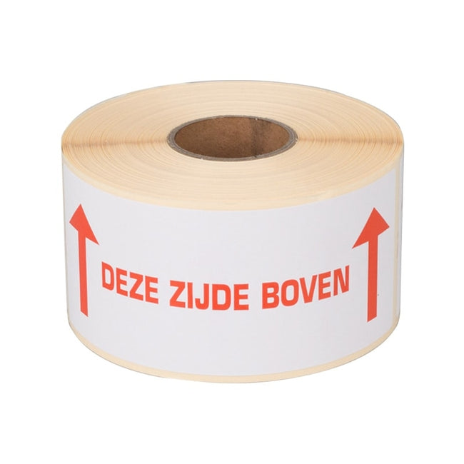 Klika - Etiketten deze zijde boven 60 x 150 mm 500 stuks per rol