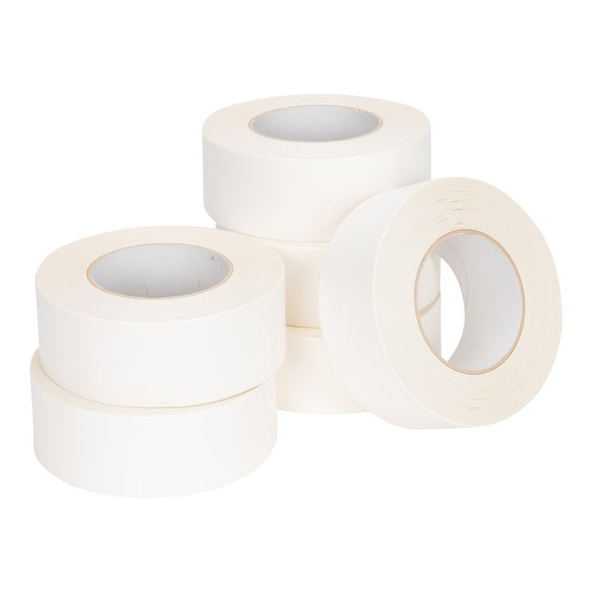 Klika - Dubbelzijdig e transparant (met witte papieren drager) 50 mm x 50 meter | 3 stuks
