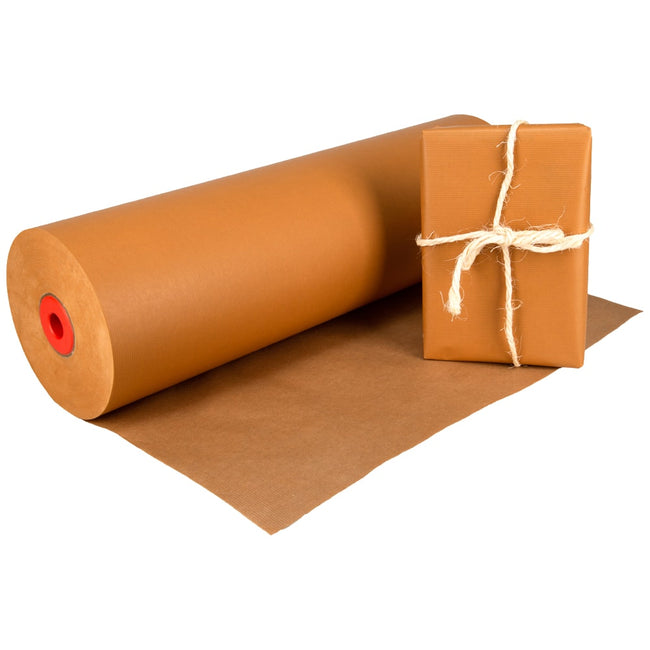 Klika - Kraftpapier op rol 59 cm x 400 meter 50 gram/m2 oranje