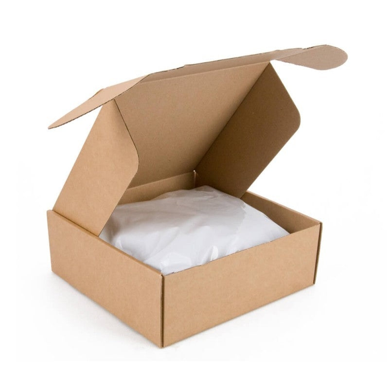 Klika - Postdoosjes met klepsluiting enkelgolf 105 x 105 x 105 mm bruin | 30 stuks