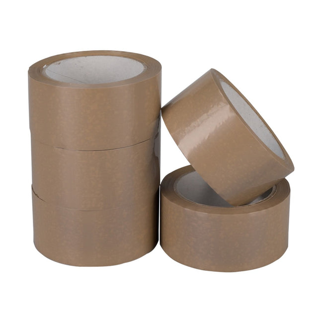Klika - Pvc e bruin 50 mm x 66 meter | 6 stuks