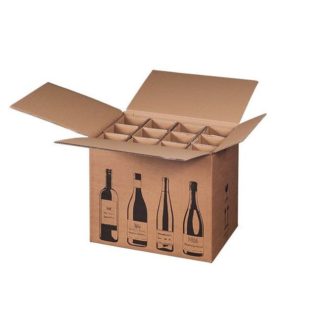 Klika - Flesverzenddoos voor 12 flessen 420 x 305 x 368 mm | 5 stuks
