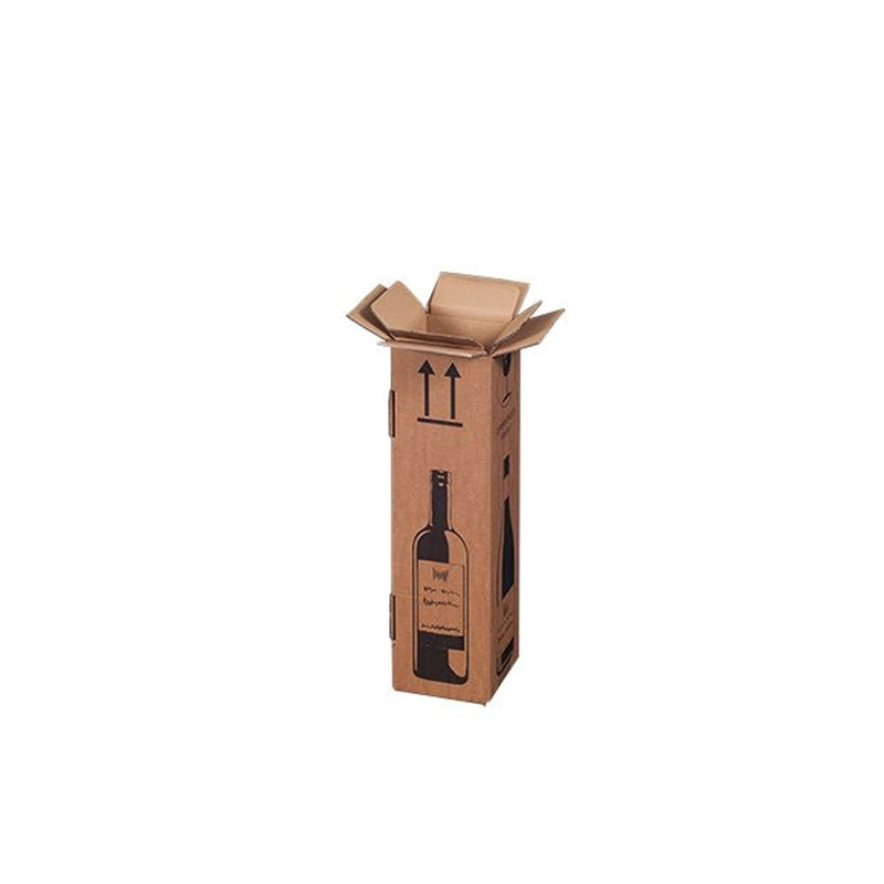 Klika - Flesverzenddoos voor 1 (wijn)fles 105 x 105 x 420 mm | 20 stuks