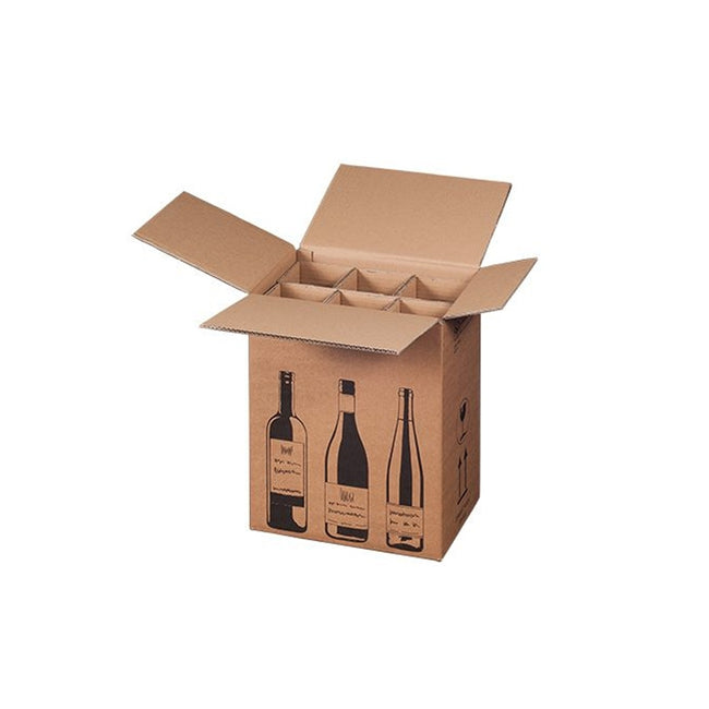 Klika - Flesverzenddoos voor 6 flessen 305 x 212 x 368 mm | 5 stuks