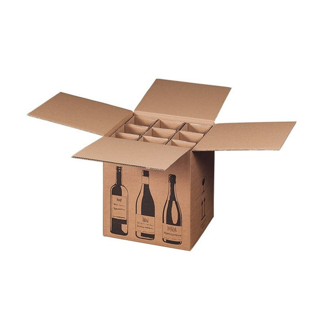 Klika - Flesverzenddoos voor 9 flessen 316 x 305 x 368 mm | 5 stuks