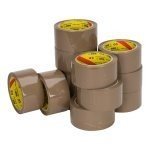 NAR - Pvc e (nar) 32 micron 50 mm x 66 meter bruin | 6 stuks