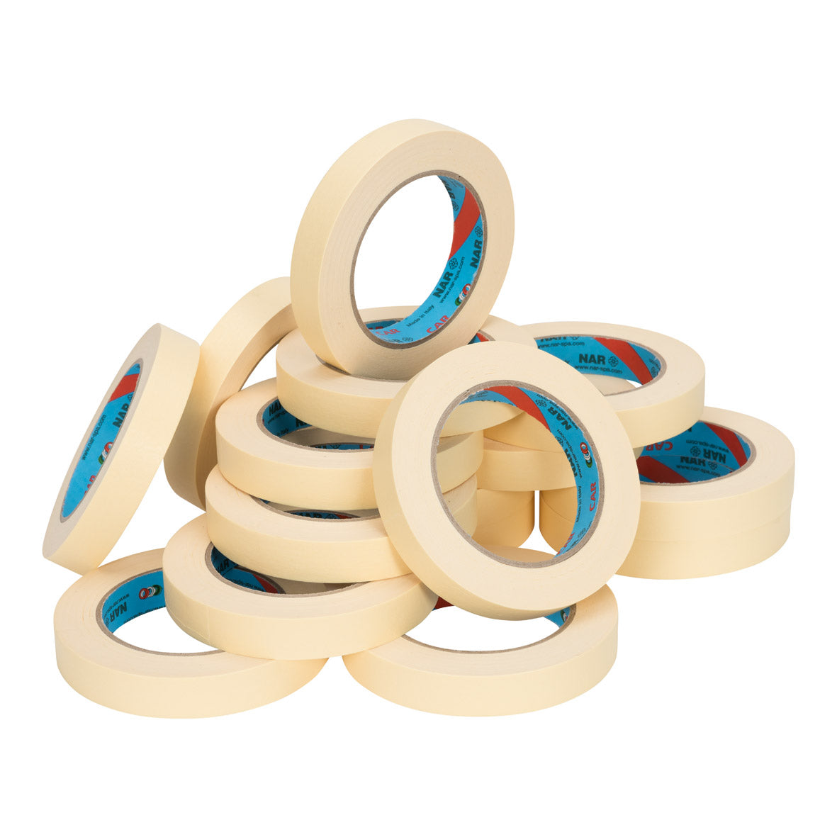 Klika - Maskinge (nar) 58 gram/m2 19 mm x 50 meter geel-beige | 16 stuks