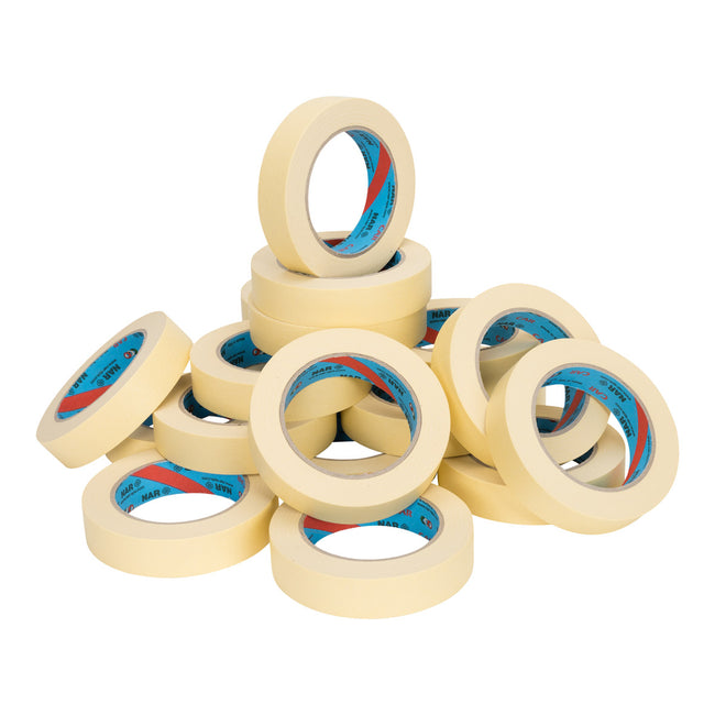 NAR - Maskinge (nar) 58 gram/m2 25 mm x 50 meter geel-beige | 12 stuks