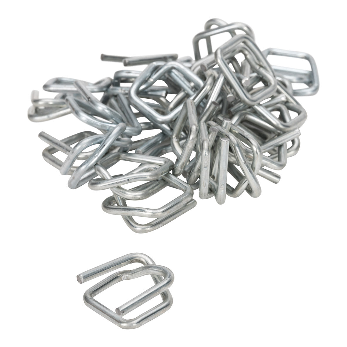 Klika - Metalen gespen 16 mm gegalvaniseerd