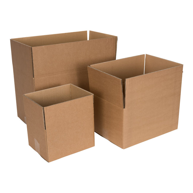Klika - Kartonnen dozen enkelgolf 302 x 220 x 250 mm bruin | 30 stuks