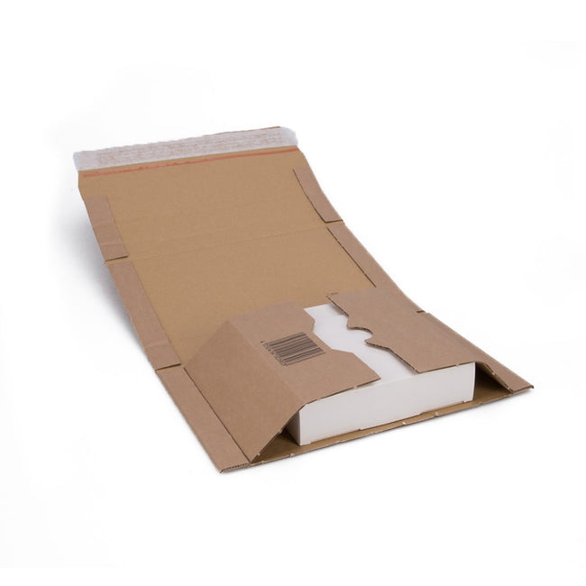 Klika - Boekverpakking 378 x 295 x 0-80 mm bruin (b4) | 25 stuks