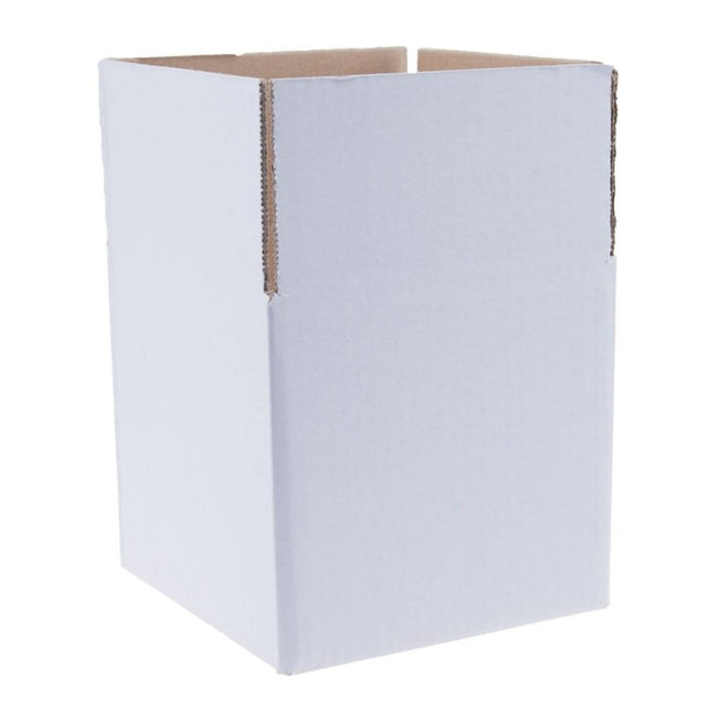 Klika - Kartonnen dozen enkelgolf 500 x 500 x 500 mm wit | 30 stuks